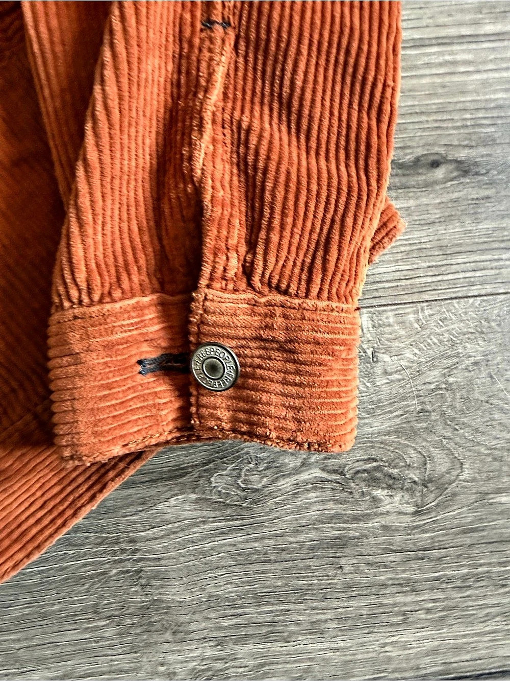 Free People 2020 Corduroy Jacket Orange Small Great Condition - Picture 7 of 10